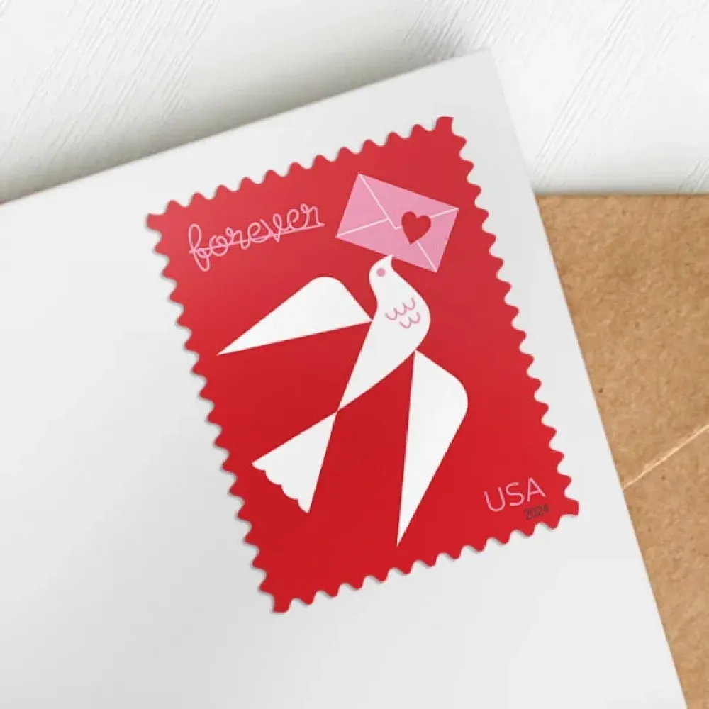 2024 Carrier pigeon love forever stamps 2024 Carrier pigeon love forever stamps