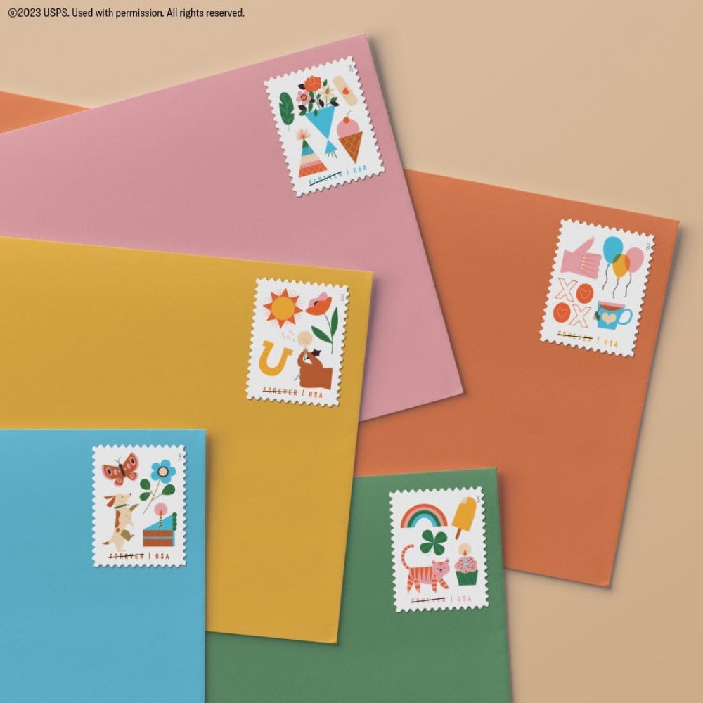 2023 Thinking of You Postage Forever Stamp US First Class Letter Card 2023 Thinking of You Postage Forever Stamp US First Class Letter Card