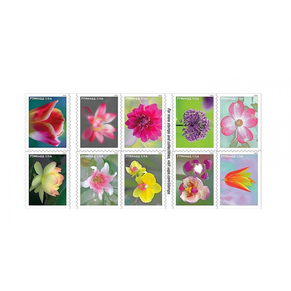 (2021) USPS Garden Beauty Forever Postage Stamps (2021) USPS Garden Beauty Forever Postage Stamps