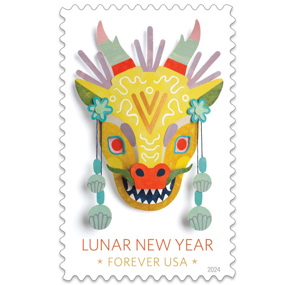 2024 Lunar New Year Stamps - the Year of the Dragon 2024 Lunar New Year Stamps - the Year of the Dragon