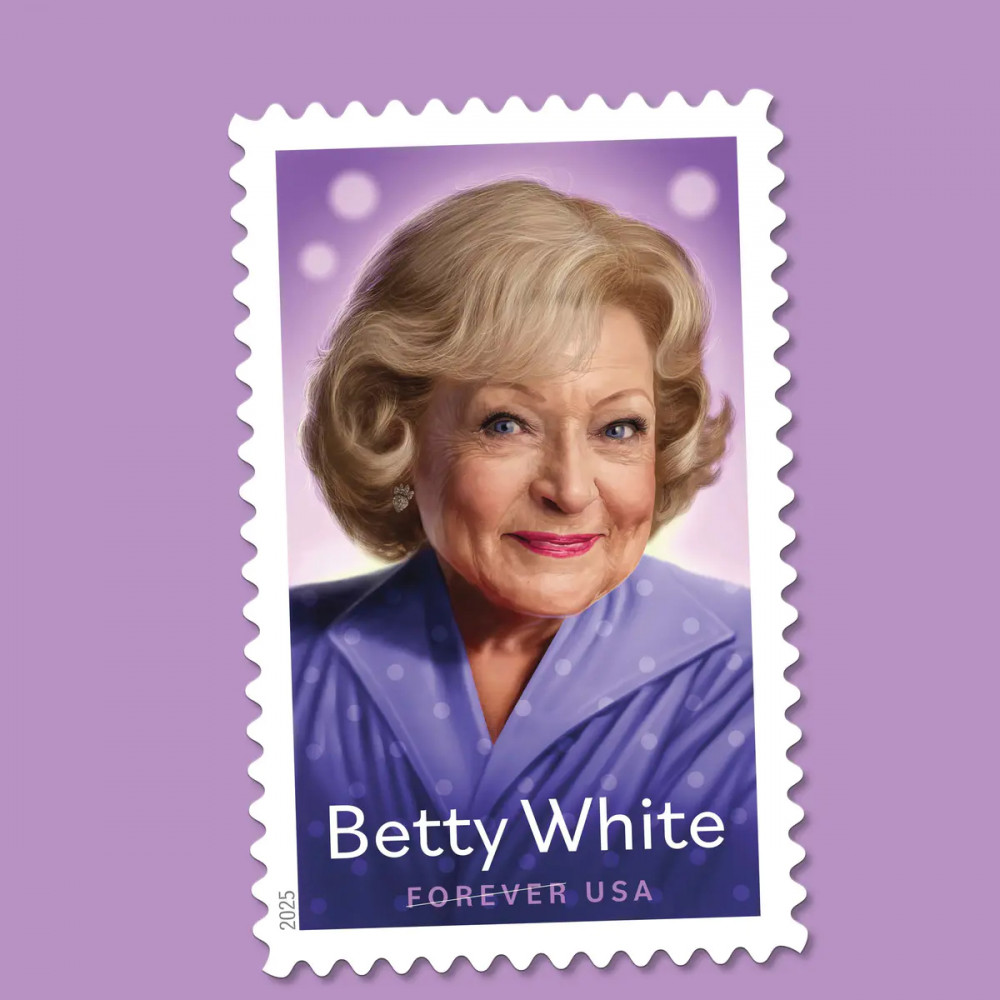 2025 Betty White Stamps Sheet of 20 2025 Betty White Stamps Sheet of 20