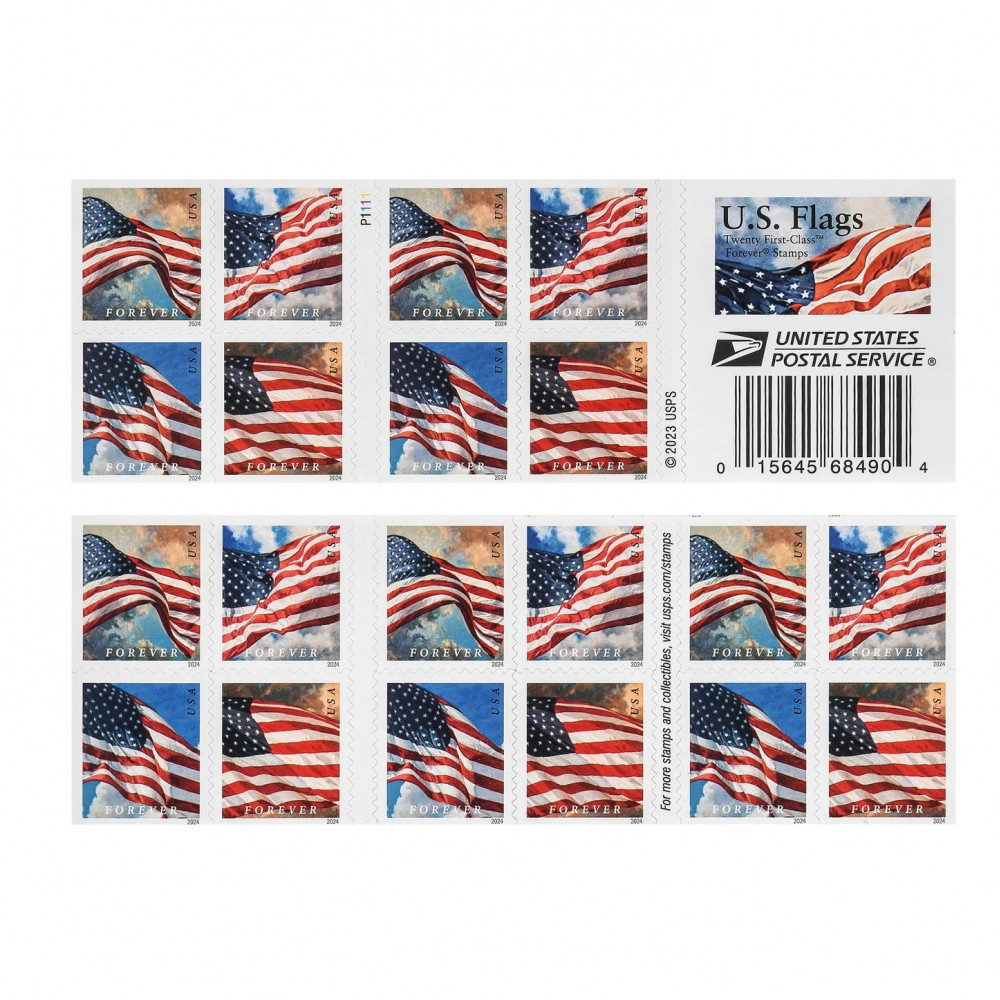 2024 Flag Forever Stamps Sheets Booklets 2024 Flag Forever Stamps Sheets Booklets