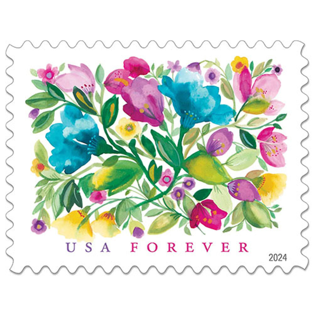 2024 USPS Celebration Blooms Forever Stamps 2024 USPS Celebration Blooms Forever Stamps