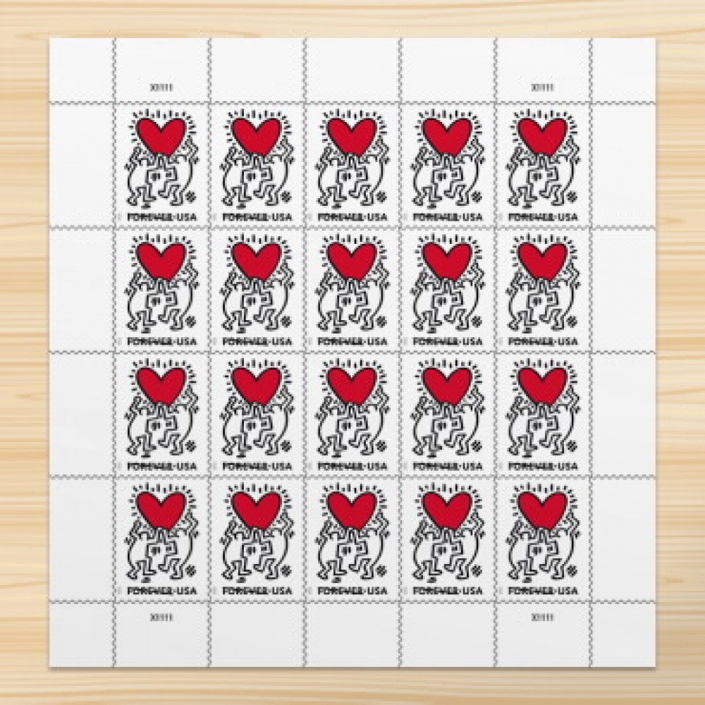 Love 2025 Stamps, Sheet of 20 Forever Love 2025 Stamps, Sheet of 20 Forever