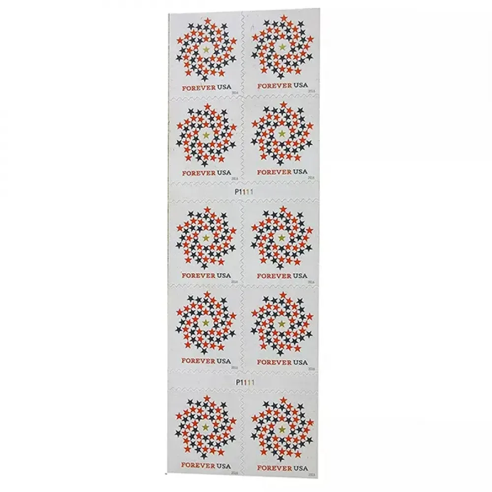 (2016) USPS Stars Red & Blue Forever Stamps (2016) USPS Stars Red & Blue Forever Stamps