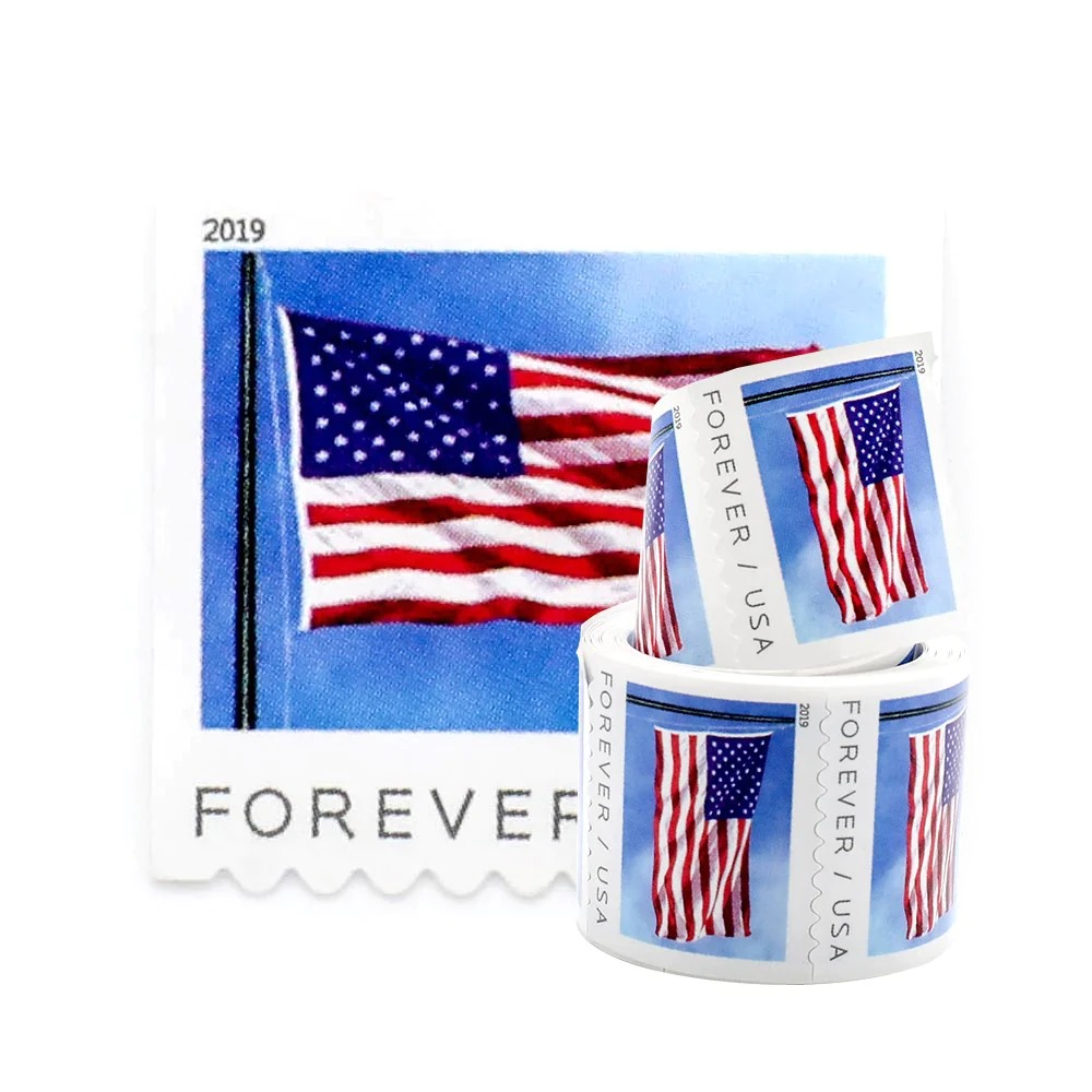 (2019) USPS Forever American Flag Stamps Rolls (2019) USPS Forever American Flag Stamps Rolls