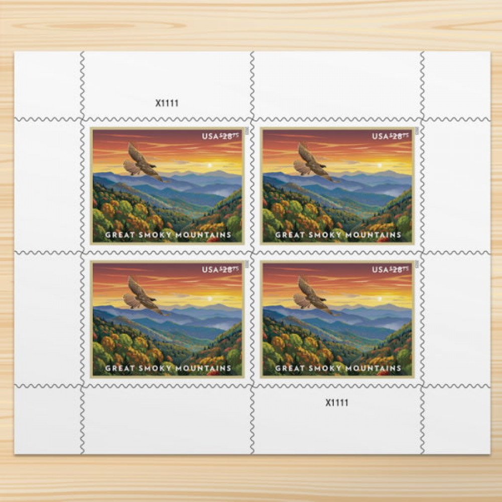 (2023) USA Great Smoky Mountains Stamps (2023) USA Great Smoky Mountains Stamps