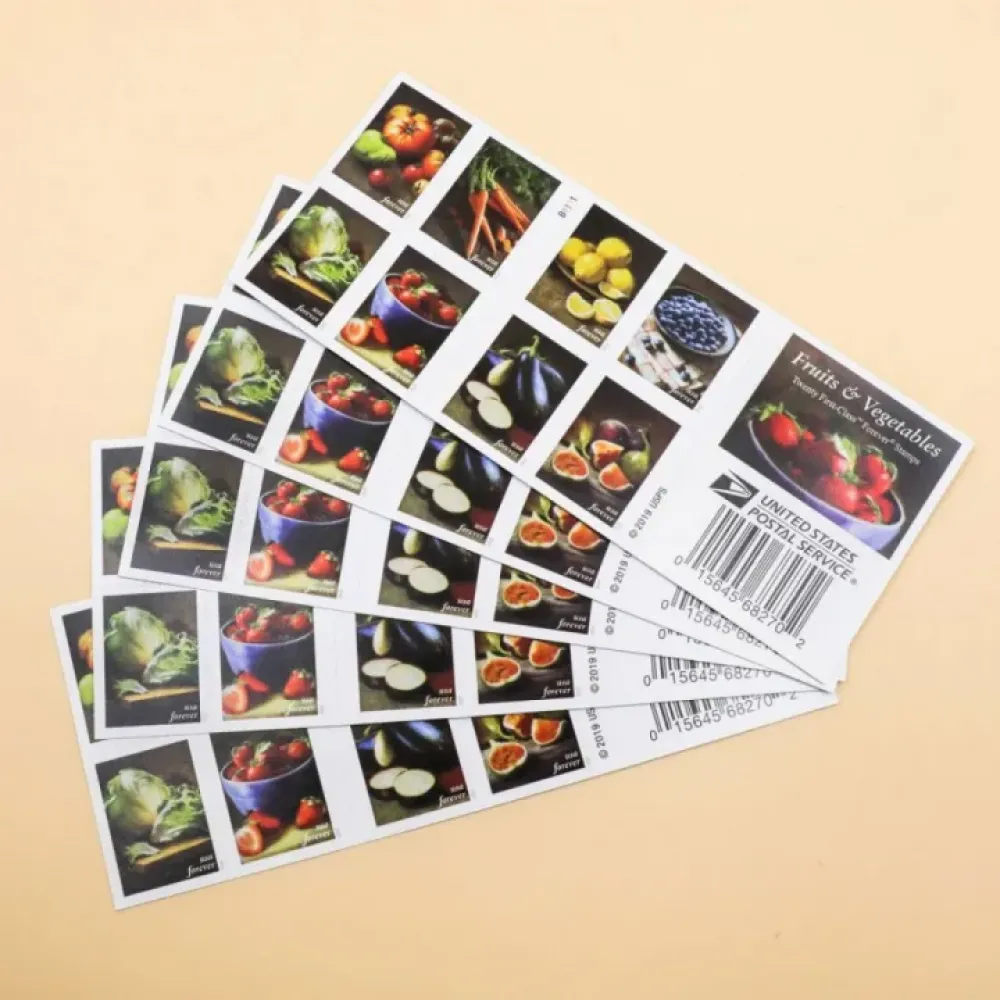 (2020) USPS Fruits & Vegetables Forever Stamps (2020) USPS Fruits & Vegetables Forever Stamps