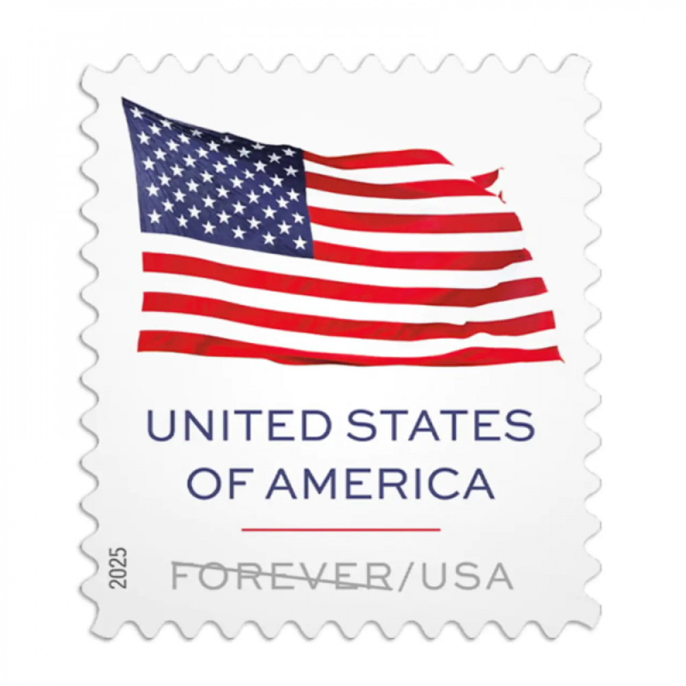 2025 U.S. Flag sheets Forever Stamps Booklet of20 2025 U.S. Flag sheets Forever Stamps Booklet of20