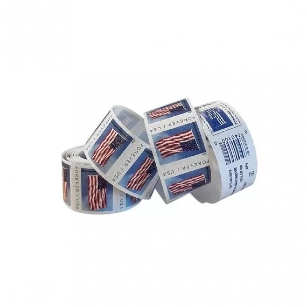 (2019) USPS Forever American Flag Stamps Rolls (2019) USPS Forever American Flag Stamps Rolls